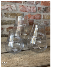 trio glazen vazen